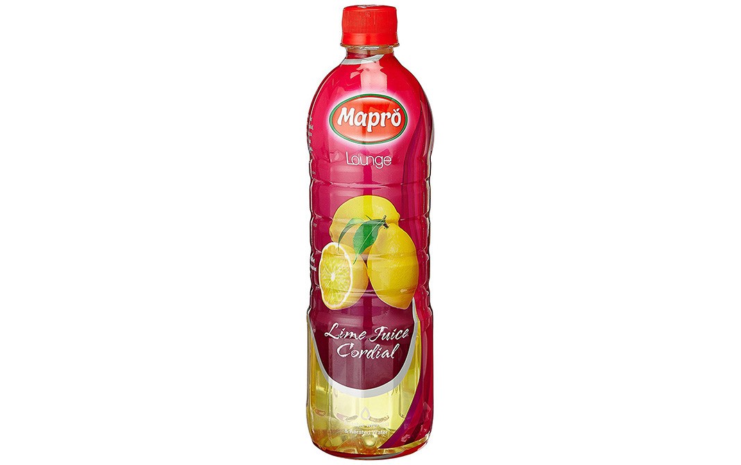Mapro Lounge Lime Juice Cordial   Plastic Bottle  750 millilitre